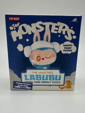 Pop Mart Whacky Mart Series The Monsters Labubu Fridge Magnet - Sealed